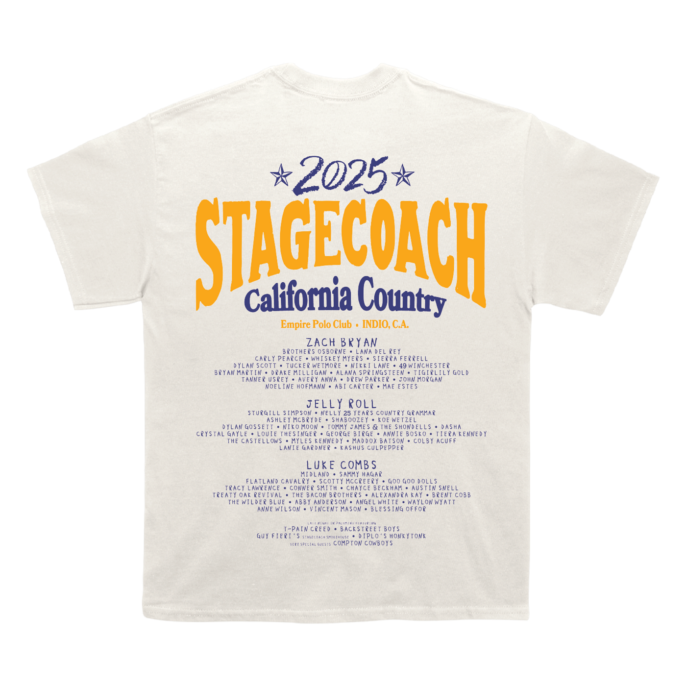 Stagecoach 2025 Lineup Tee