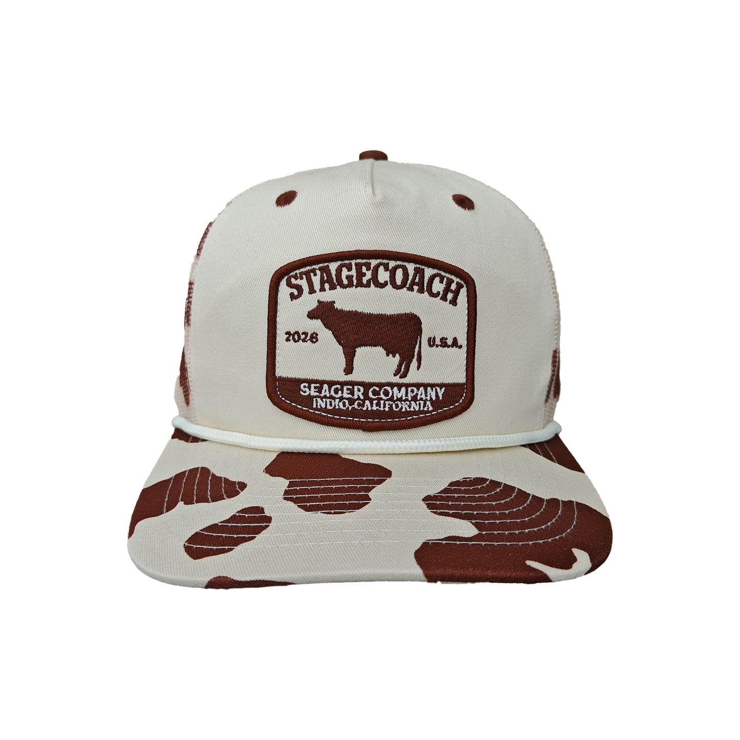 Seager x Stagecoach Cowprint Hat