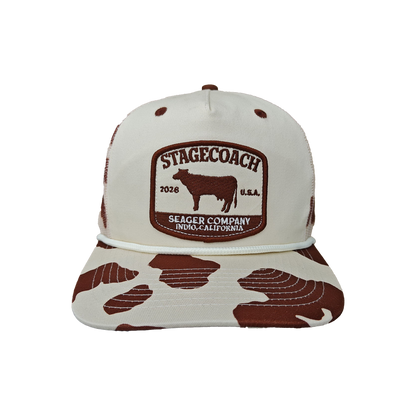 Seager x Stagecoach Cowprint Hat