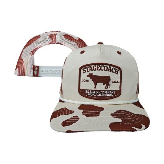 Seager x Stagecoach Cowprint Hat