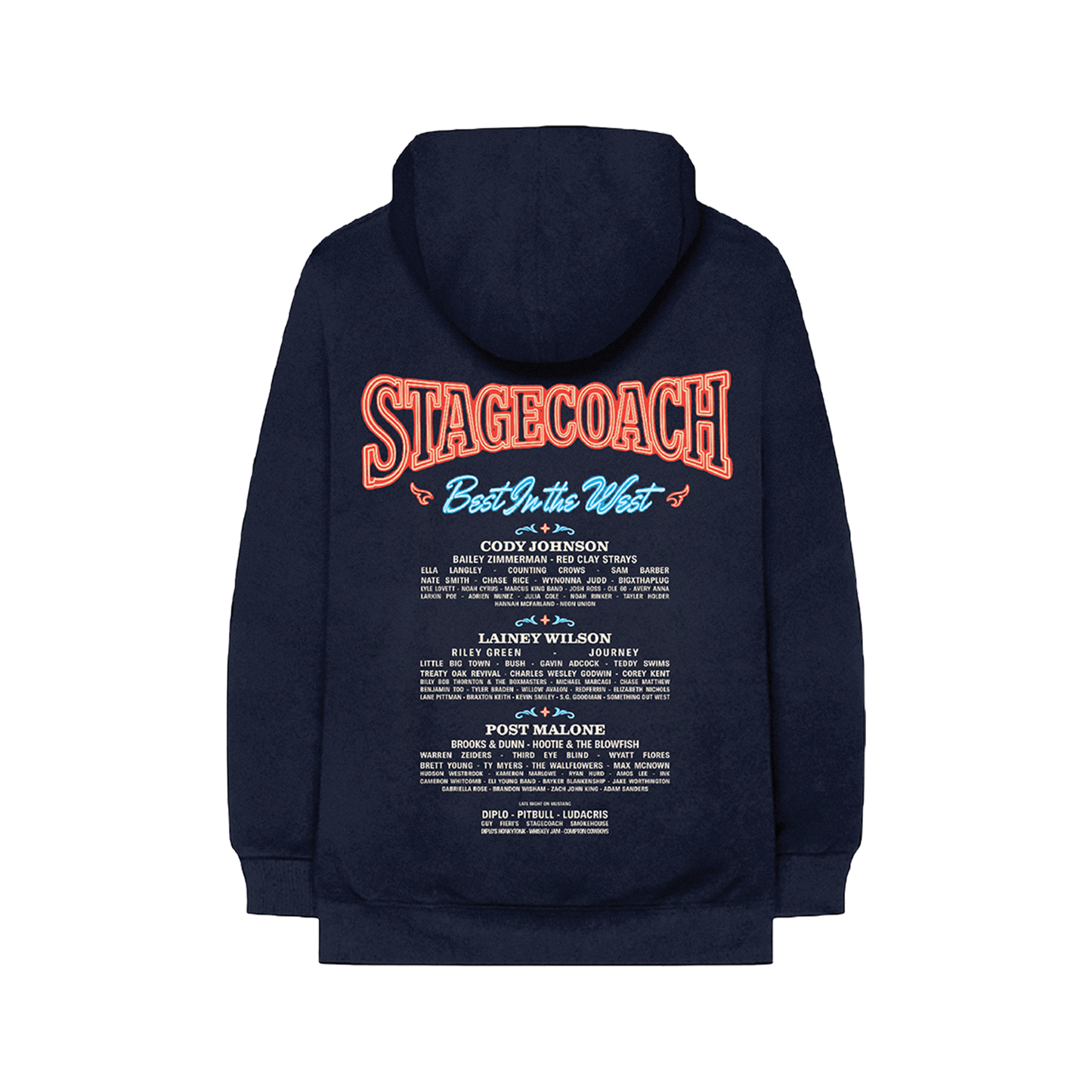 Neon Nights 2026 Lineup Hoodie - Amex® Exclusive